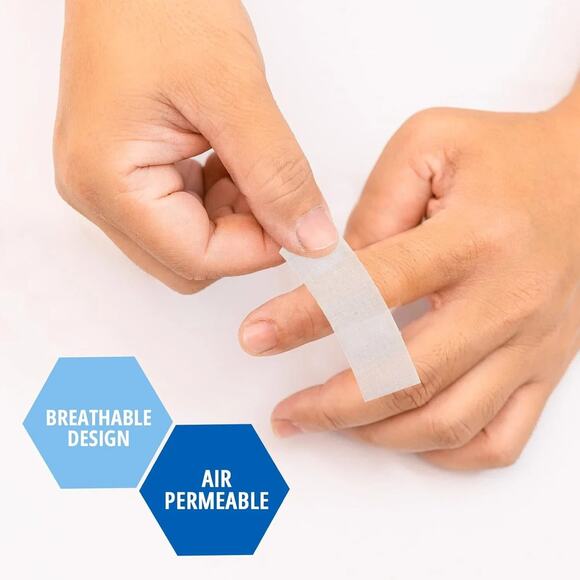 2 X Med Pride Transparent Surgical Tape 1 x 10 Yards 12 Rolls- New - Picture 10 of 12